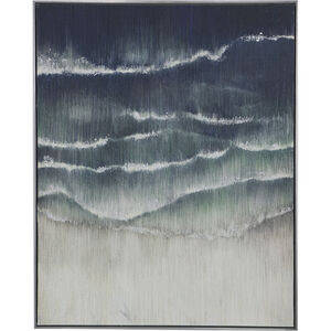 Abstract Blue/Cream Wall Art
