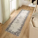 Greta 94 X 32 inch Silver Rug in 2 x 8