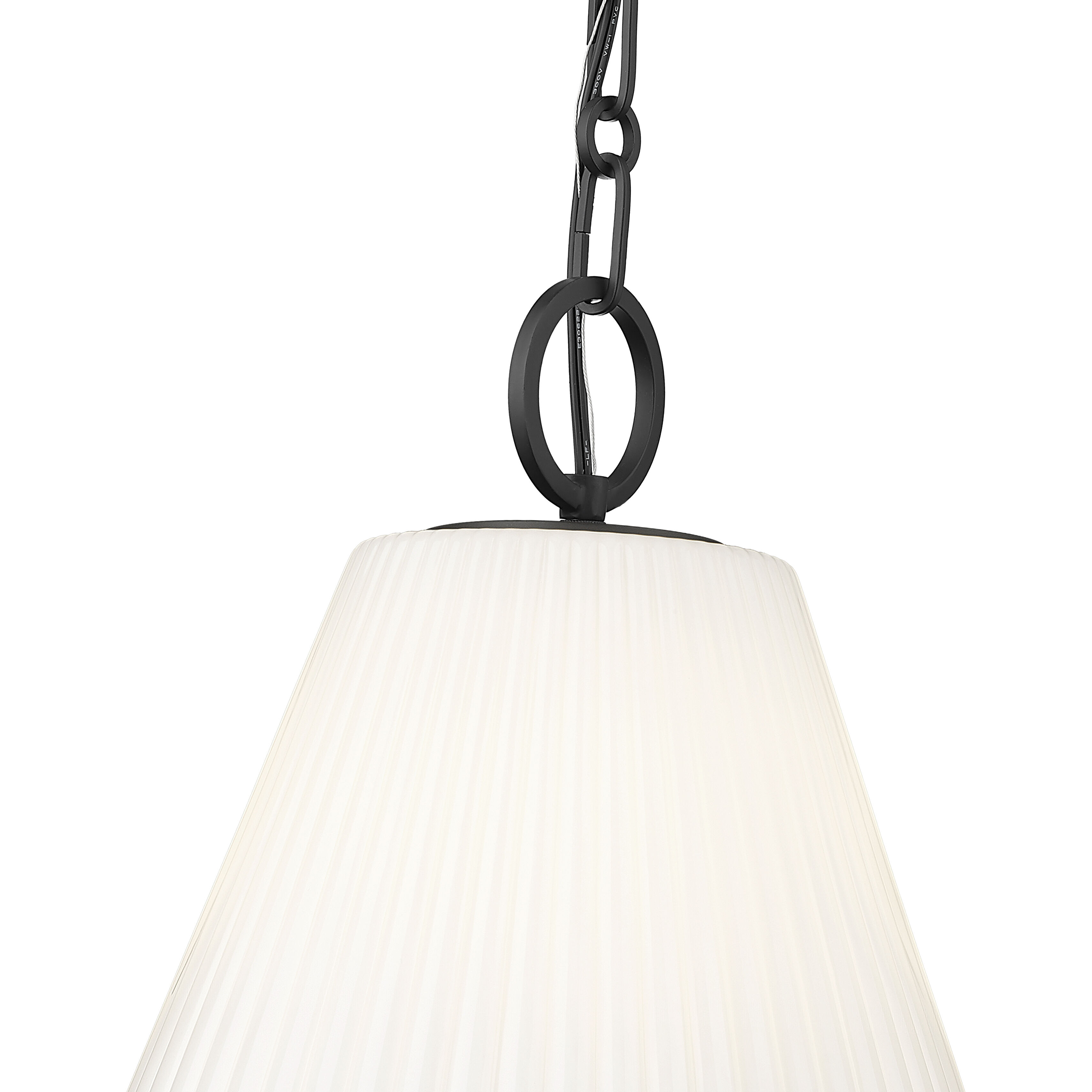 Alaric 1 Light 14 inch Matte Black Pendant Ceiling Light