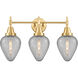 Caden 3 Light 25 inch Satin Gold Bath Vanity Light Wall Light