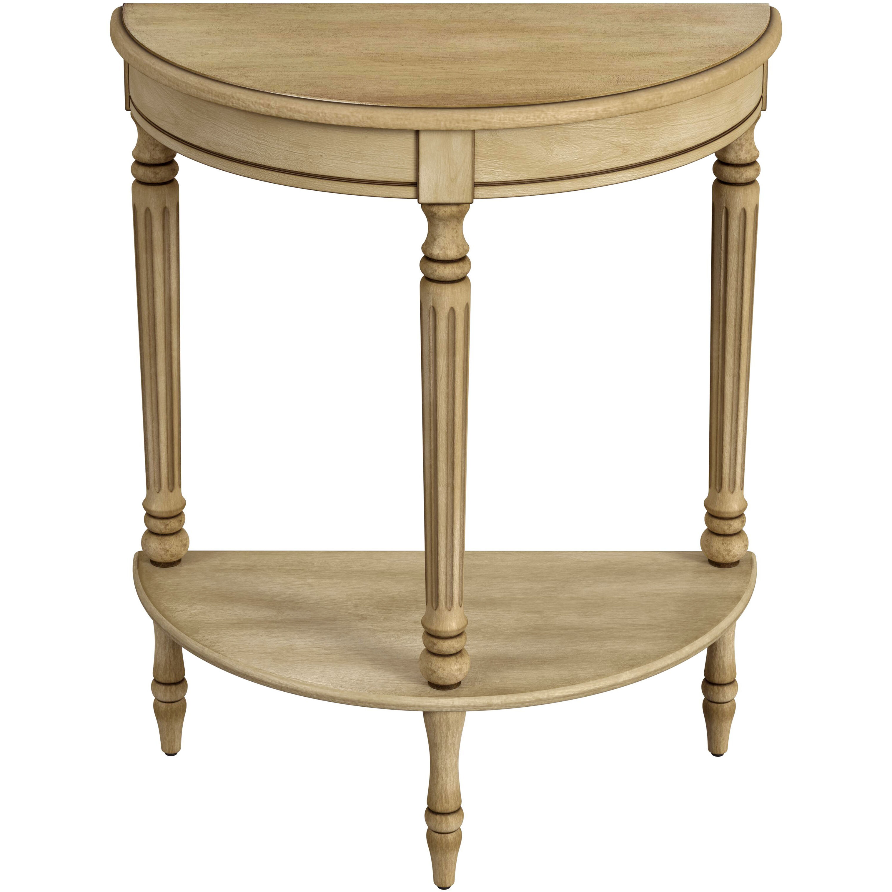 Bellini  Demilune 24" Console Table in Multi-Color