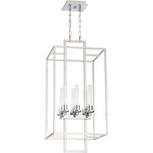 Cubic 6 Light 15.5 inch Chrome Foyer Light Ceiling Light