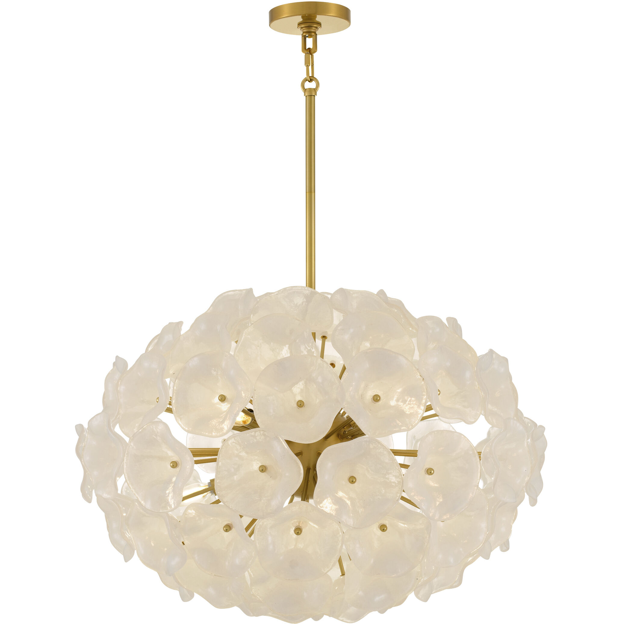 Audrey Pendant Ceiling Light in Brushed Gold