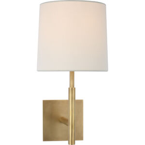 Barbara Barry Clarion LED 7.5 inch Soft Brass Library Sconce Wall Light, Medium