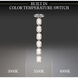 Forever Seduction LED 24 inch Polished Nickel Modular Pendant Ceiling Light, Driver in Canopy