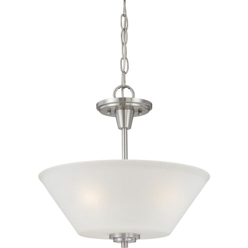 Pittman 2 Light 15 inch Brushed Nickel Pendant Ceiling Light
