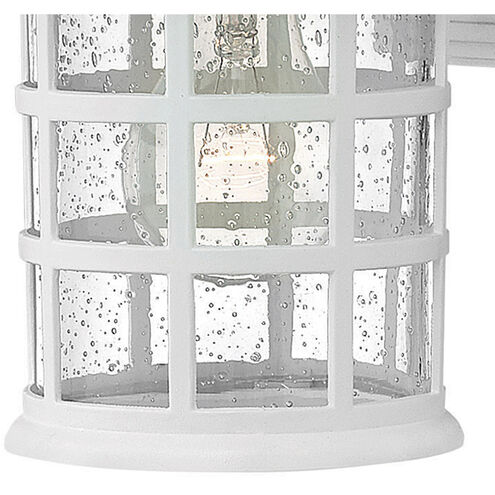 Freeport Coastal Elements Outdoor Wall Mount Lantern in Textured White