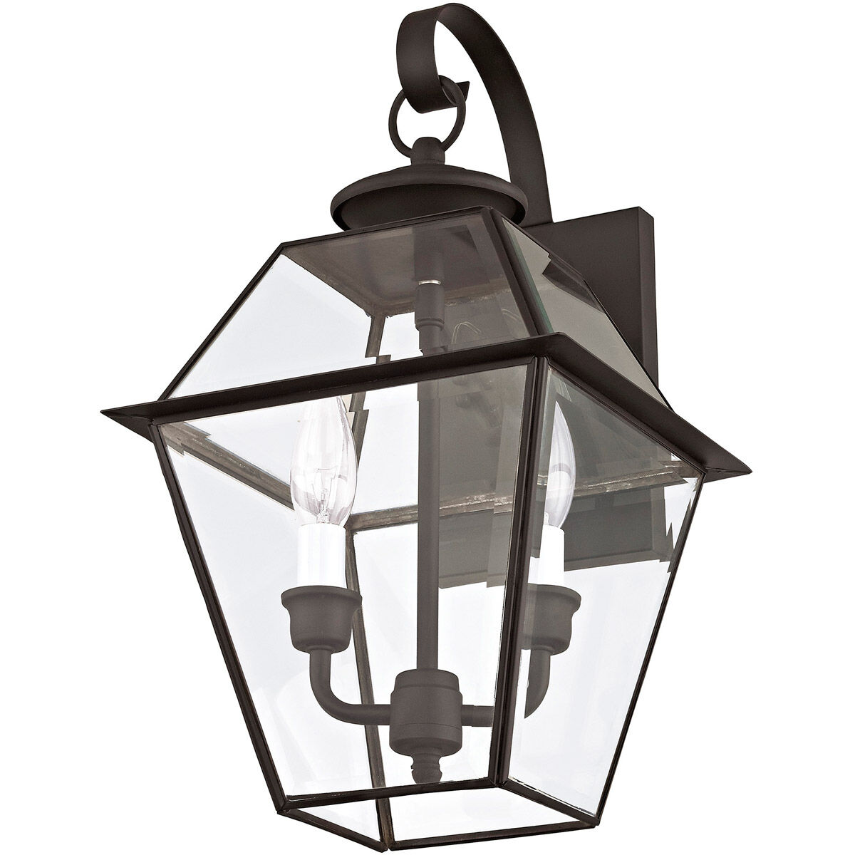Westover 2 Light 16.5 inch Bronze Outdoor Wall Lantern