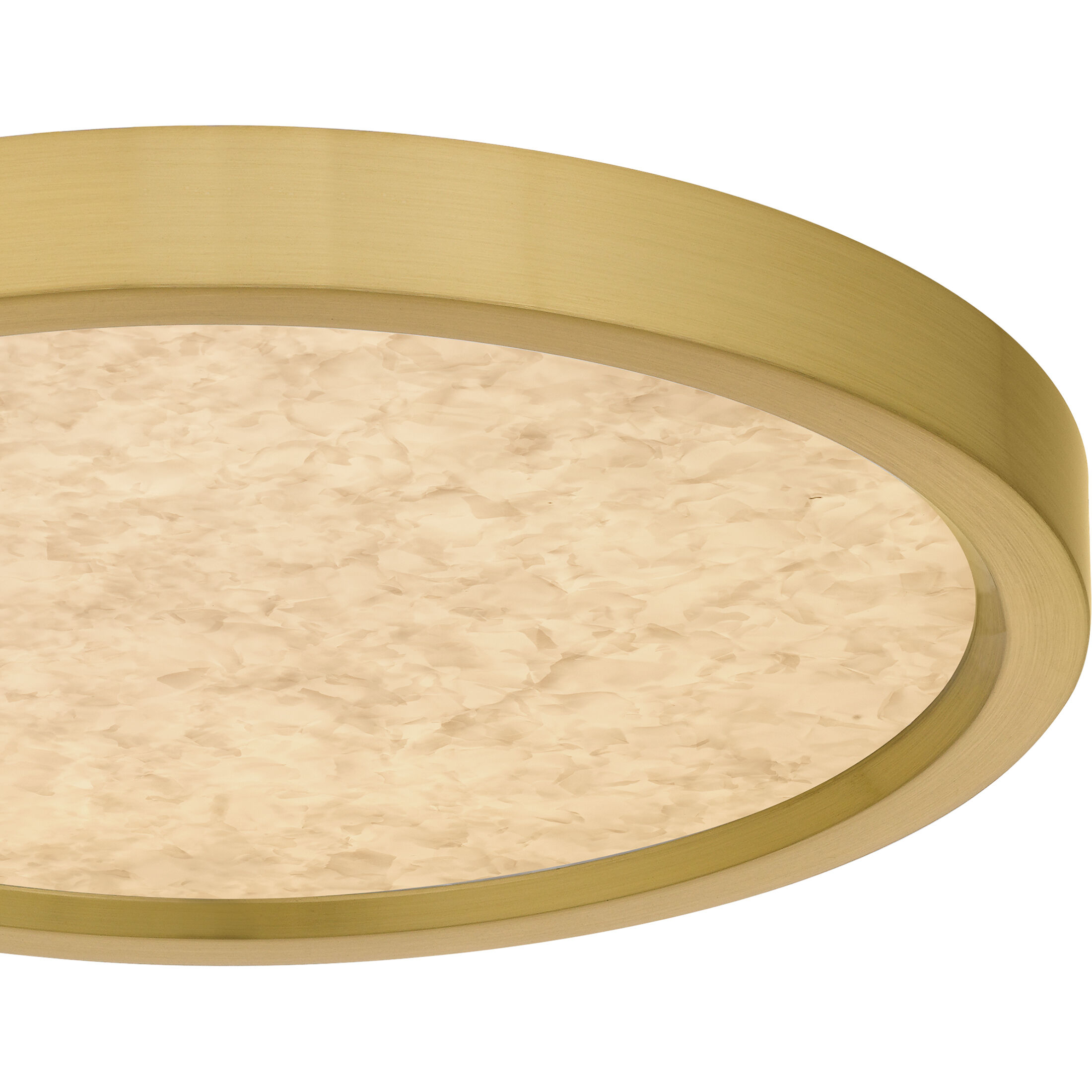 Outskirts LED 11 inch Brushed Gold Flush Mount Ceiling Light, Small