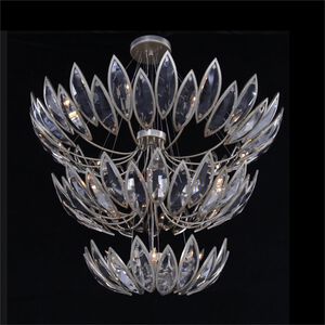 Petaline 27 Light 50.25 inch Chandelier Ceiling Light, Three-Tier