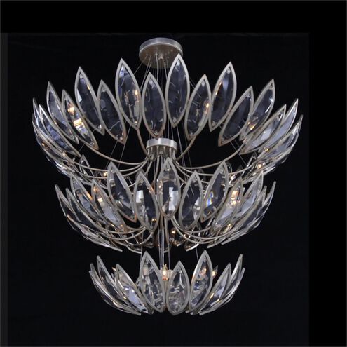 Petaline 27 Light 50.25 inch Chandelier Ceiling Light, Three-Tier
