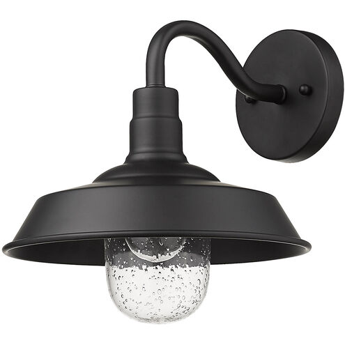 Burry 1 Light 11 inch Matte Black Exterior Wall Mount