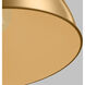 TOB by Thomas O'Brien Robbie 1 Light 20.38 inch Burnished Brass Pendant Ceiling Light