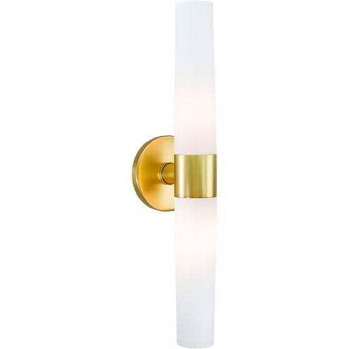 George Kovacs Saber 2 Light 20 inch Honey Gold Bath Sconce Wall Light P5042-248 - Open Box