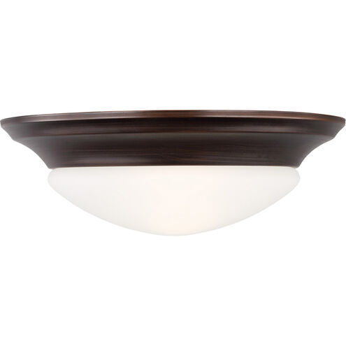 Nash 1 Light 11.5 inch Bronze Flush Mount Ceiling Light