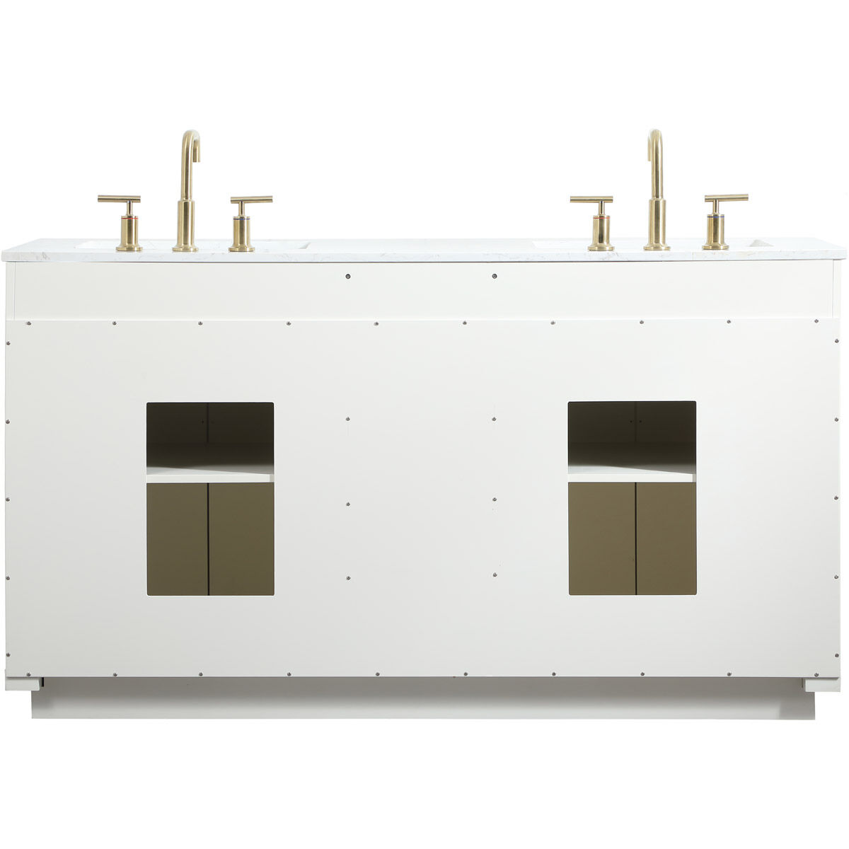 Blake 60 X 22 X 34 inch White Vanity Sink Set