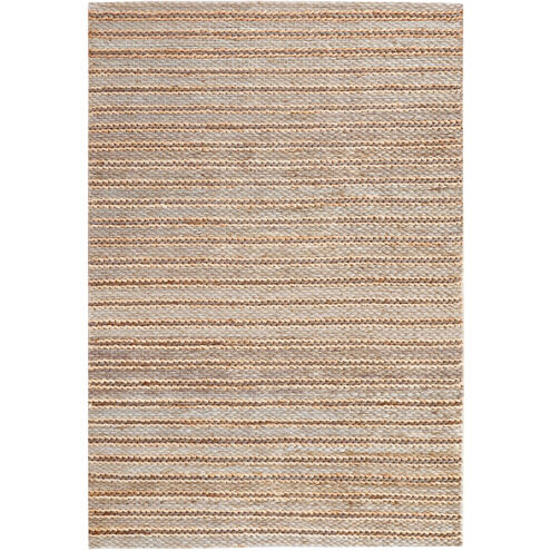 Natural Luxe 114 X 79 inch Blue Rug in 6 x 9