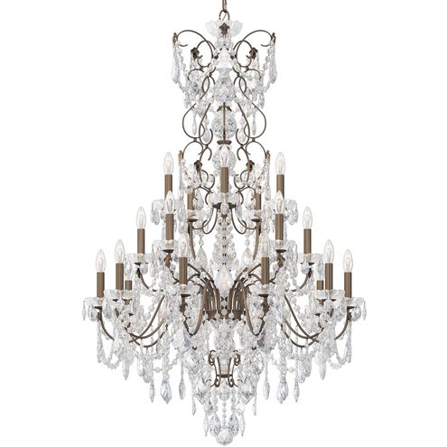 Century 20 Light Etruscan Gold Chandelier Ceiling Light