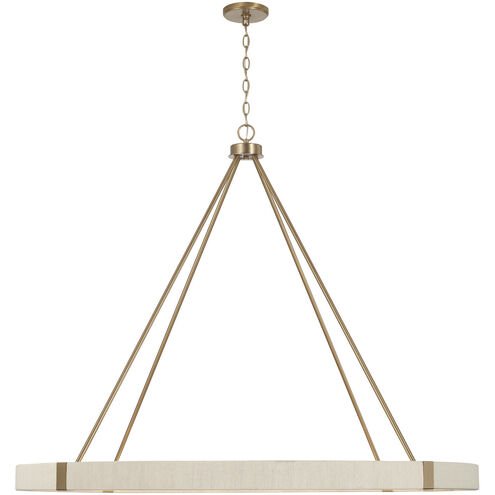 Delaney 12 Light 47.75 inch Matte Brass Chandelier Ceiling Light