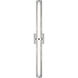 Sean Lavin Cutler LED 36 inch Chrome Vanity Light Wall Light in Clear Crackle