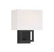 Modern 1 Light 8 inch Matte Black Wall Sconce Wall Light