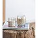 Square Pattern Round 3.3 X 3 inch Soy Wax Candle, Round