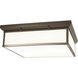 ML LED 20 inch Harvard Court Bronze Flush Mount Ceiling Light