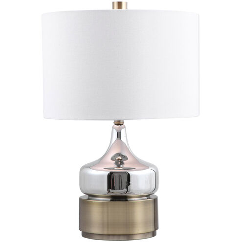 Como 23 inch 150 watt Chrome Table Lamp Portable Light