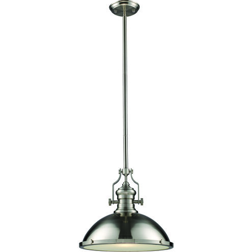 Chadwick 1 Light 17 inch Satin Nickel Pendant Ceiling Light in Incandescent