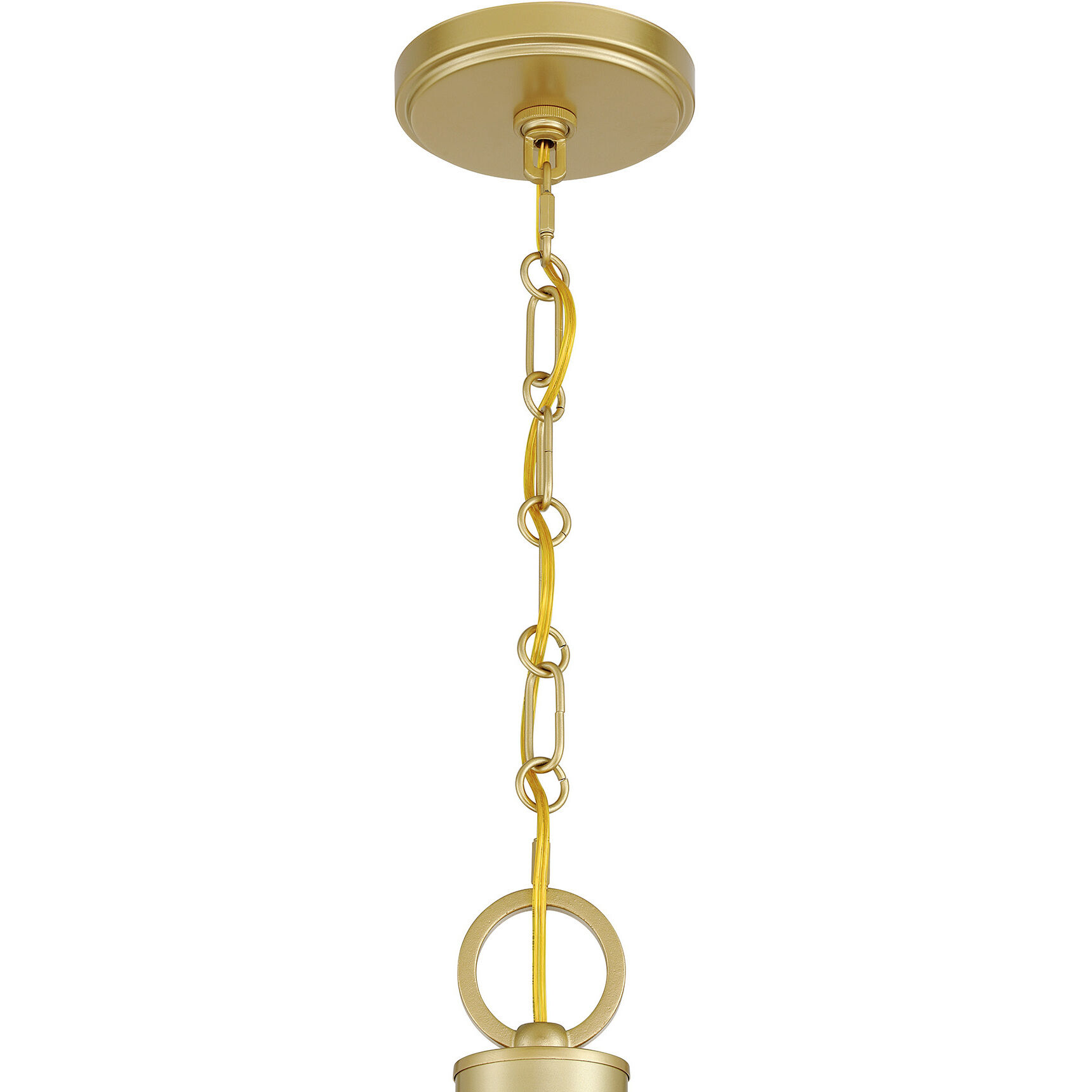 Minette 8 Light 37 inch Spun Gold Chandelier Ceiling Light