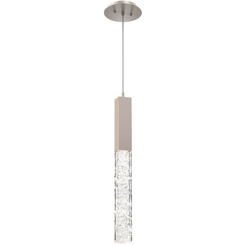 Axis LED 6 inch Beige Silver Pendant Ceiling Light in Metallic Beige Silver, 2700K LED, Single