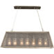 Highland 7 Light 44 inch Country Iron Island Light Ceiling Light
