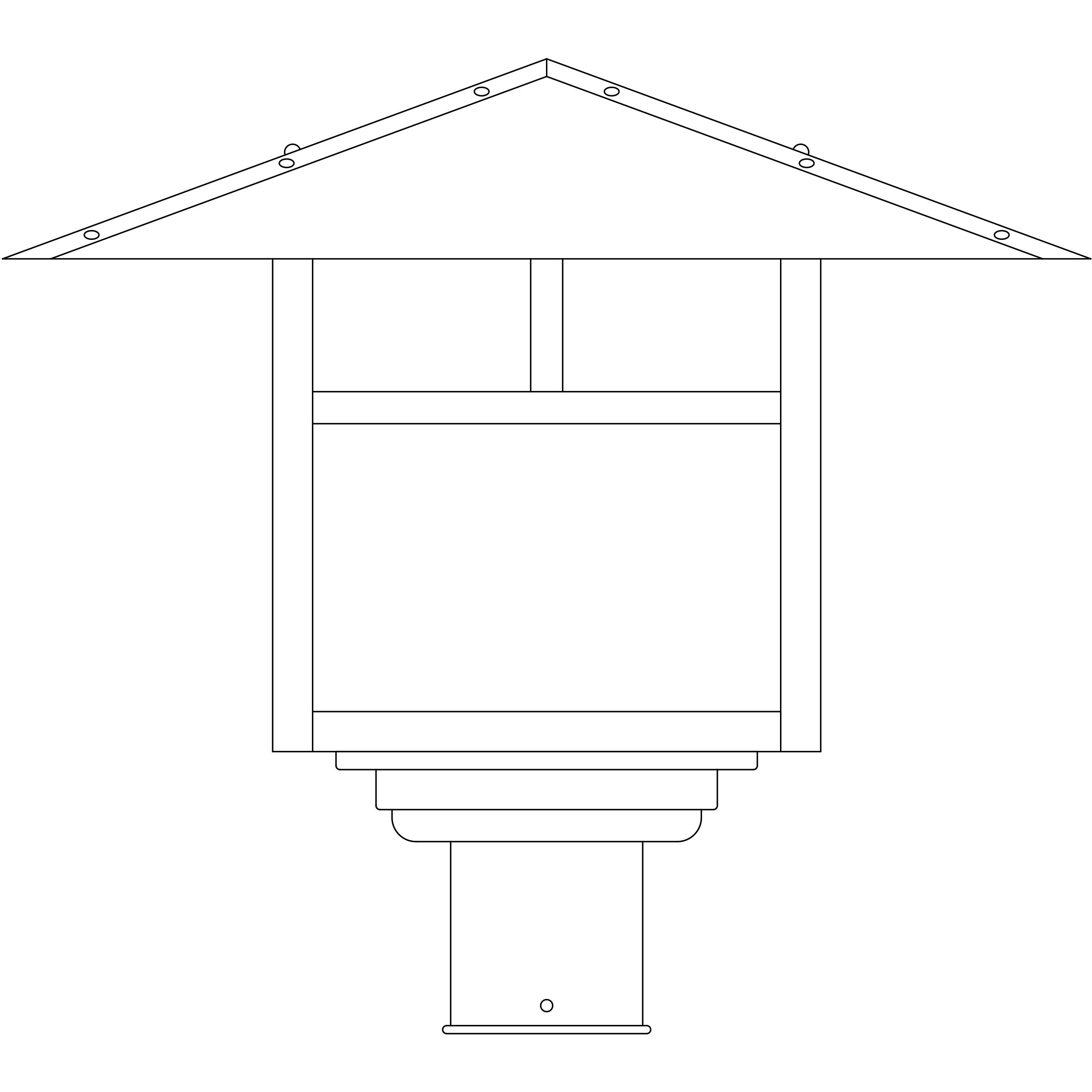 Monterey 1 Light 11 inch Antique Brass Post Mount in Gold White Iridescent, Pine Needle Filigree