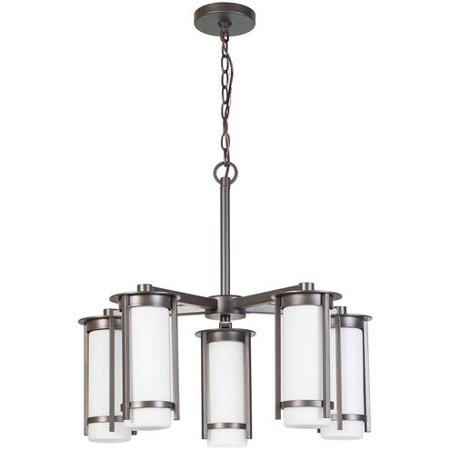 Truxton 5 Light 24 inch Graphite Chandelier Ceiling Light