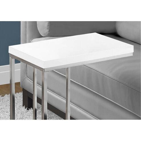Bethlehem 25 X 18 inch White Accent End Table or Snack Table