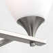 Drew & Jonathan Toffino 2 Light 16 inch Brushed Steel Wall Bath Fixture Wall Light