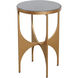 Austin 15 inch Satin Gold Accent Table
