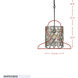 Windsor 1 Light 11.5 inch Carbon and Havana Gold Pendant Ceiling Light