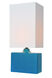 Kara 18 inch 60.00 watt Aqua Table Lamp Portable Light