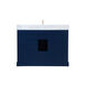 Franklin 48 X 22 X 35 inch Blue Bathroom Vanity Cabinet