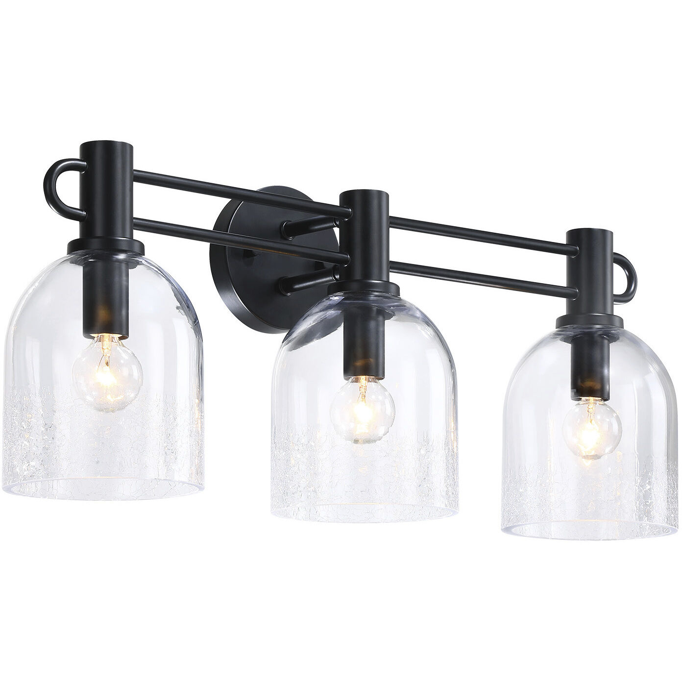 Astra LED 24 inch Matte Black Vanity Wall Light