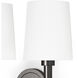 Legend 2 Light 14 inch Oil Rubbed Bronze Wall Sconce Wall Light, Double
