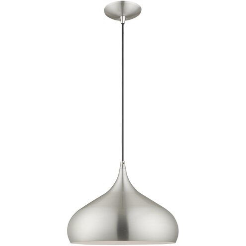 Allison 1 Light 14 inch Brushed Aluminum Mini Pendant Ceiling Light