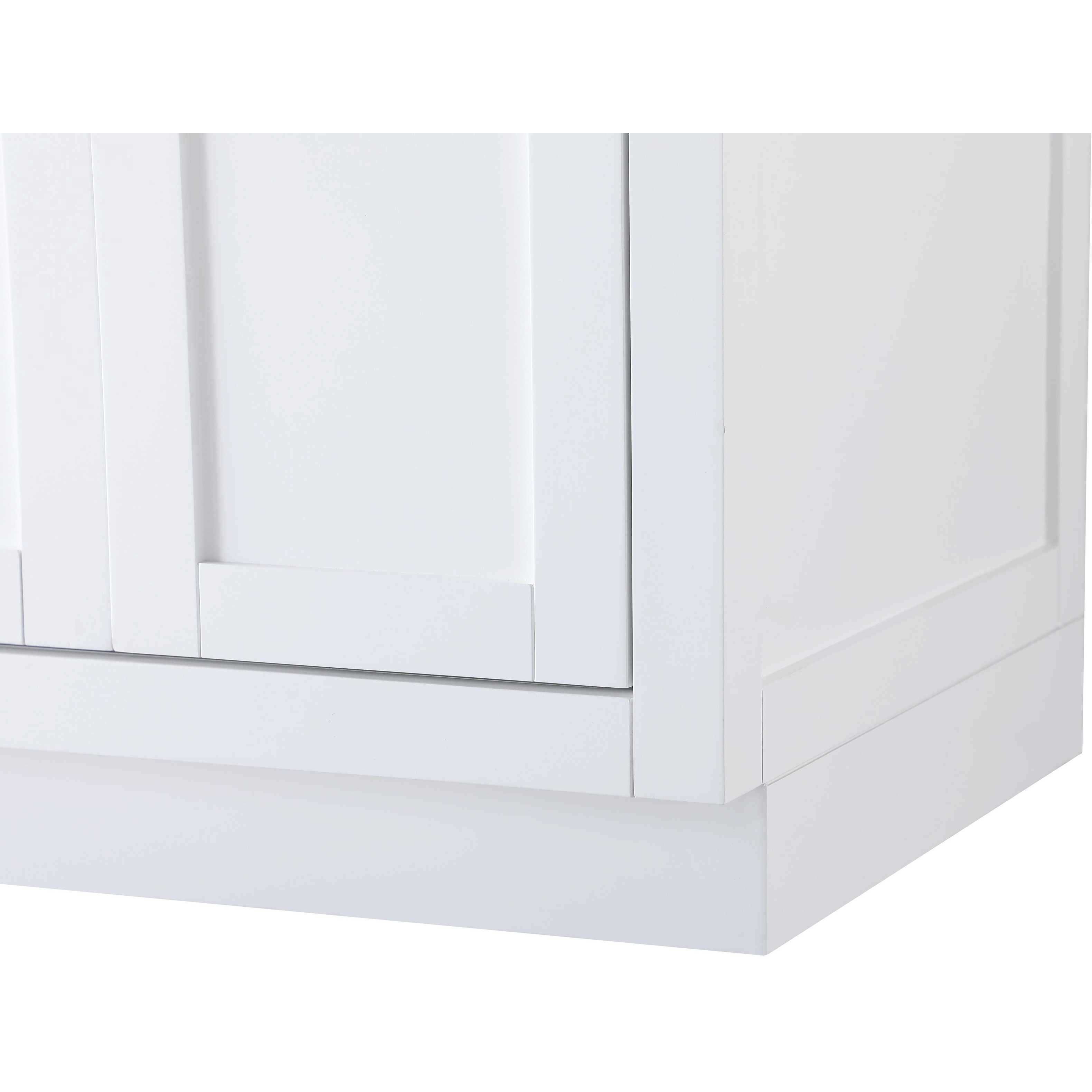 Alden 60 X 35 inch White Bathroom Vanity Cabinet