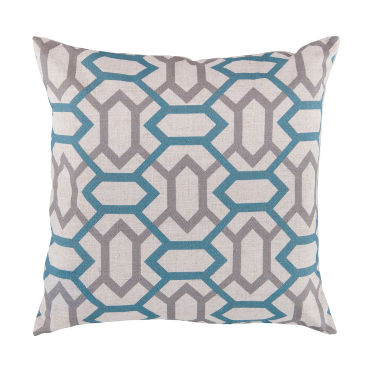 Zoe 18 X 18 inch Cream/Teal/Medium Gray Pillow Kit