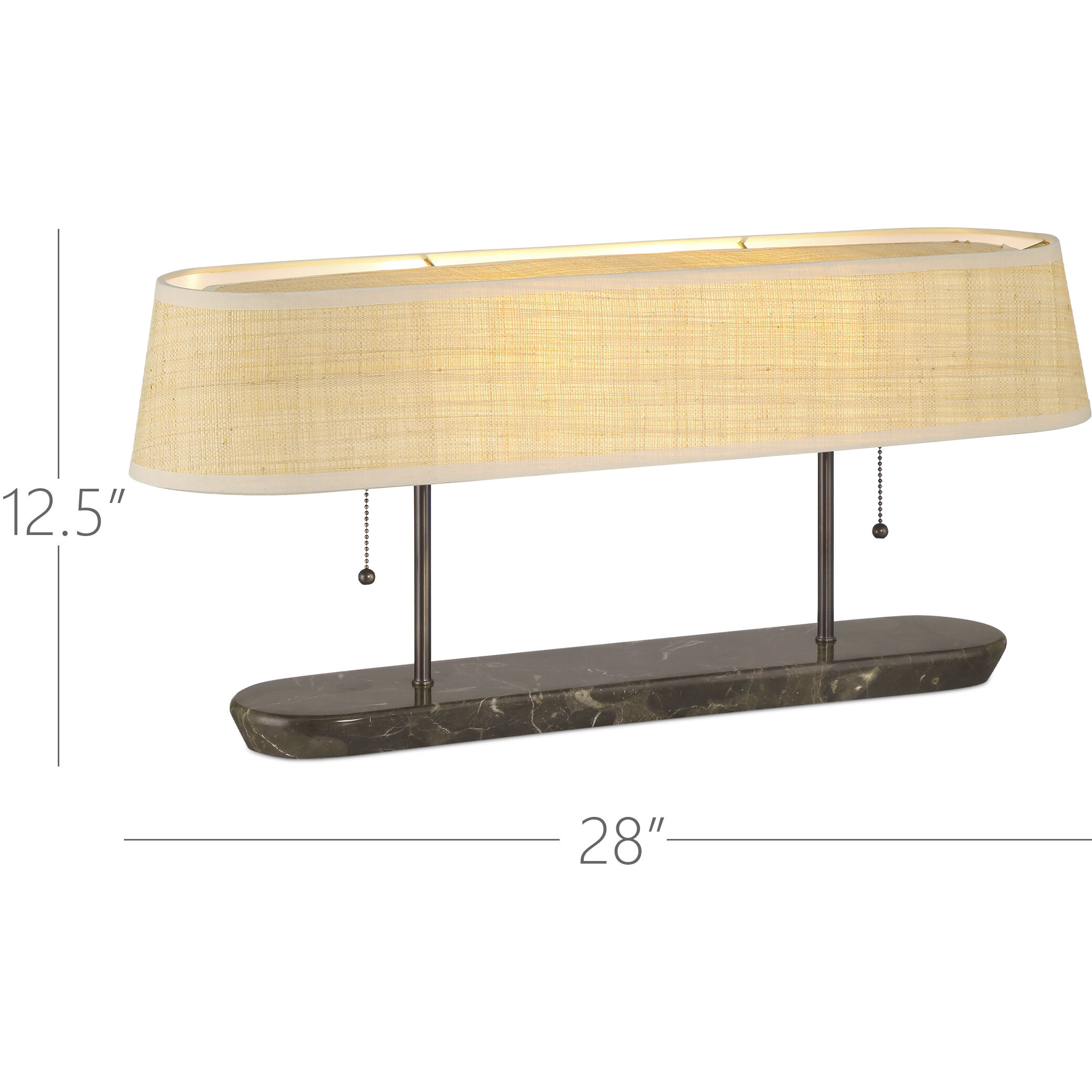 Museum 12.5 inch 7.00 watt Dark Bronze/Brown Desk Lamp Portable Light