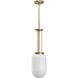 Alisse 1 Light 7.5 inch Brushed Gold Pendant Ceiling Light