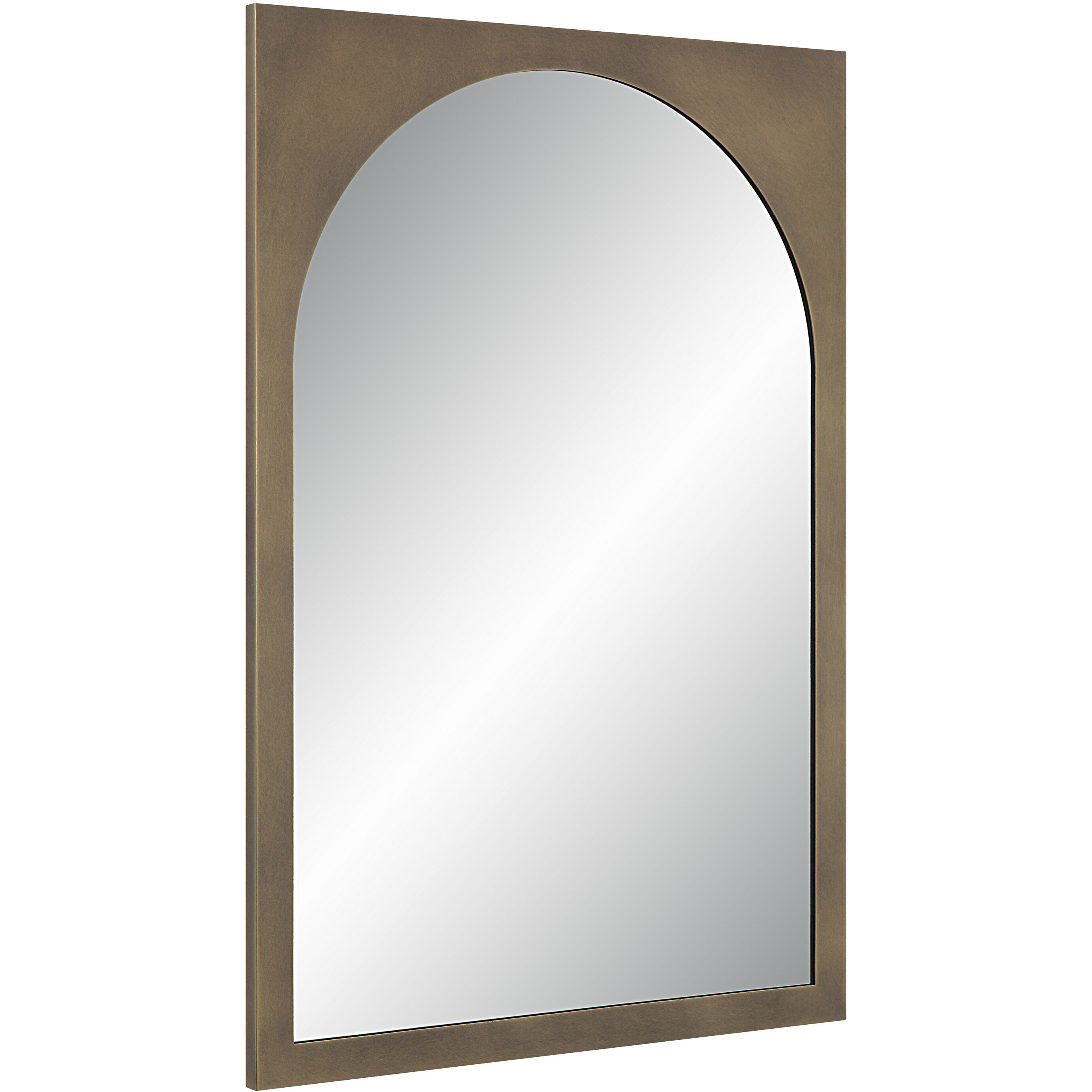 Ninove 36 X 24 inch Mottled Brass Wall Mirror