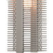 Downtown Mesh 1 Light 4 inch Beige Silver Pendant Ceiling Light in Adjustable Cord, Exposed Bulb, Metallic Beige Silver, E26 Incandescent