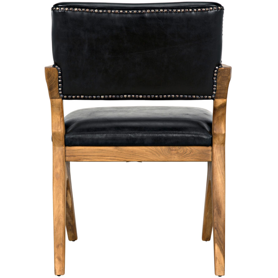 Dolores Clear Coat Satin Occasional Chair